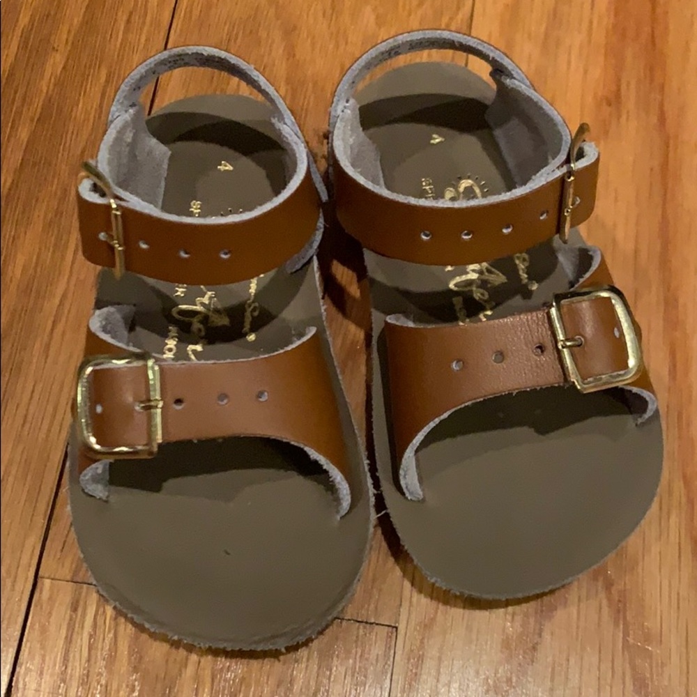 Sun-San Surfer Sandals Split Leather Insoles sz 4